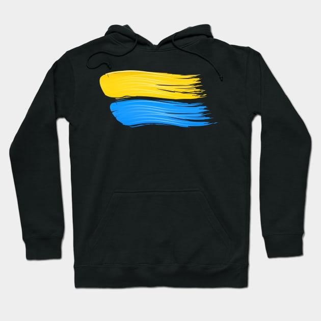 Ukranian flag Hoodie by HetmanArt